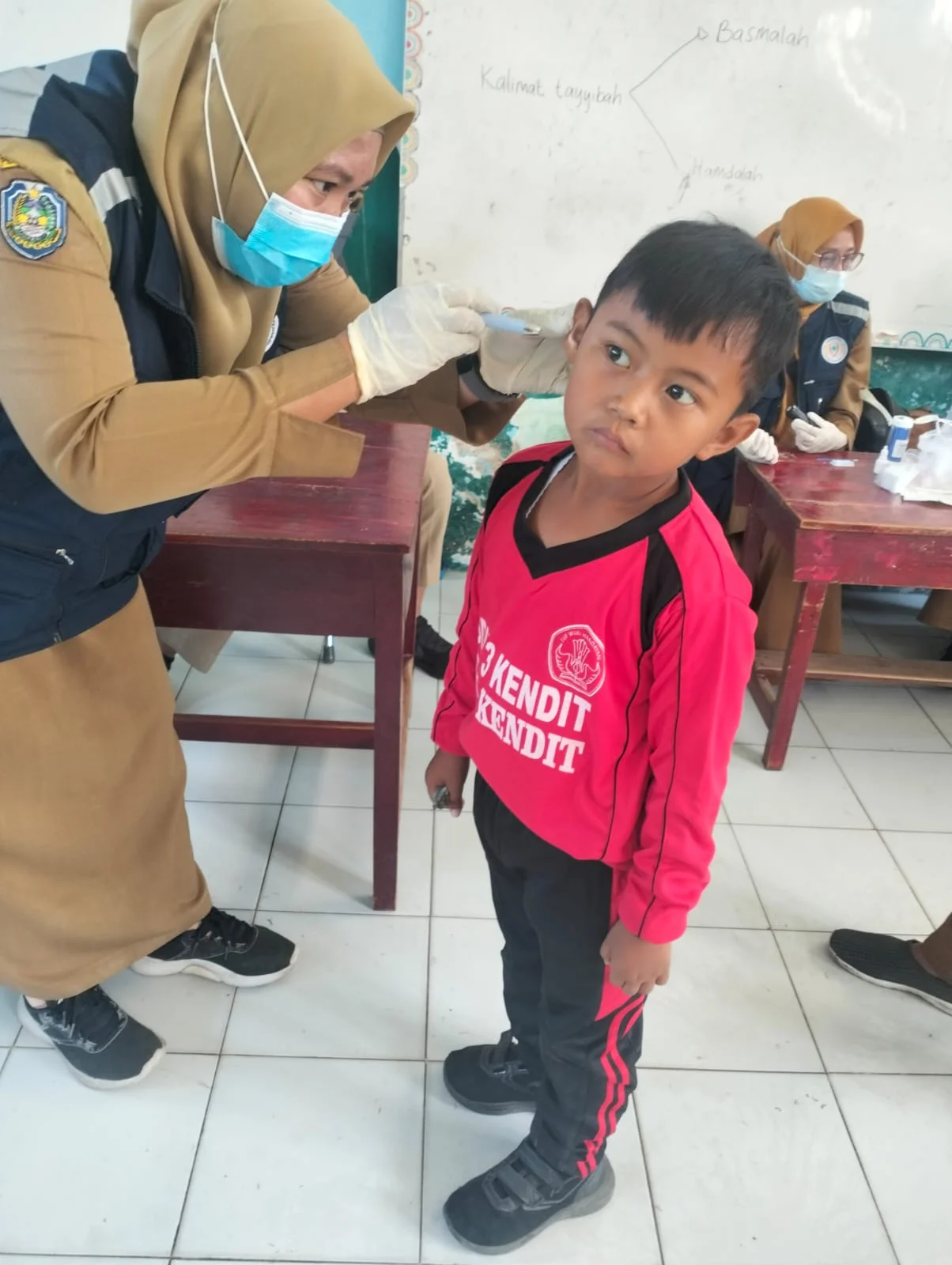 Kegiatan Rutin Pengecekan Kesehatan Siswa Dari Puskesmas Kendit